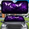 1Pcs Dewy Daisy Pattern Windshield Sunshade UV Rays Heat Blocker Keeps Vehicle Cool Unique Design Fit Sedans SUVs Trucks RVs