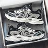 Spring Men's Breathable Mesh Shoes Versatile Thick-soled Sports Shoes Casual Dad Shoes
