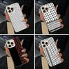 Palästinensische Keffiyeh Handyhülle Für iPhone 11 12 13 14 15 16 Pro Max Plus Weiß Silber Handyhülle