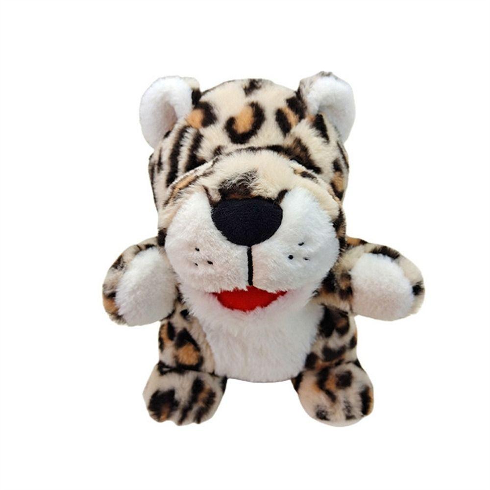 Movable Mouth Plush Hand Doll Jungle Animal Animal Hand Puppets Children Gift   Preschool