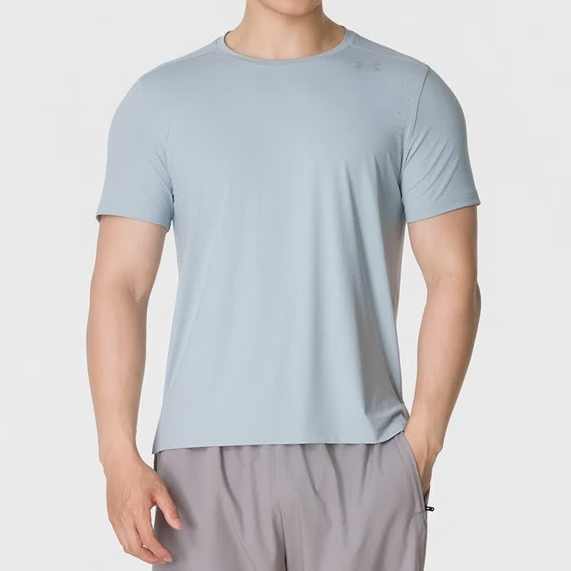 Under Armour Cool Dry Breathable Short Sleeve Running T-Shirt Men Tops 6009506-034