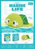Penguin Sea Animals 3d Constructor Model Building Set Fish Mini Bricks Building Blocks Toy for Children Girls 7 to 10 Year Gifts