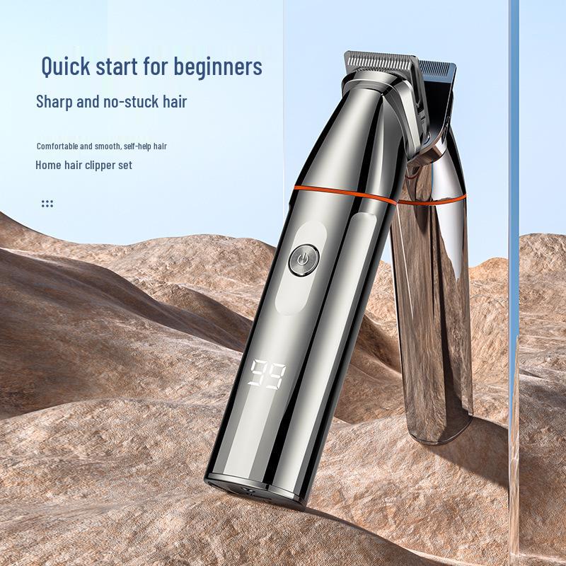 Multi-functional Men’s Electric Hair Clipper & Trimmer Set for Home & Salon Use