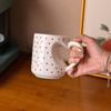 Love Heart Ceramic Mug Creative Office Coffee Cup Cute Breakfast Mug Couple Gift Design