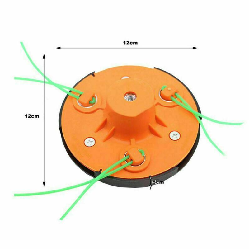 3 szt. uniwersalne głowice trymera części zamienne do kosiarki spalinowej elektrycznej