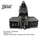 Niche Handmade Crafts 3D Printed Reading Skeleton Figurine Gothic Hooded Reader Statue Matte Black Home Ornaments Spooky Desktop Ornament for Office