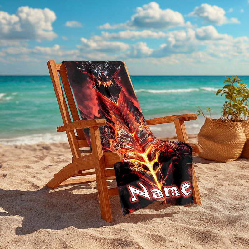 Personalized customized proof beach towel with World of Warcraft pattern - soft, absorbent,quick-drying,perfect swimming,camping&bathing