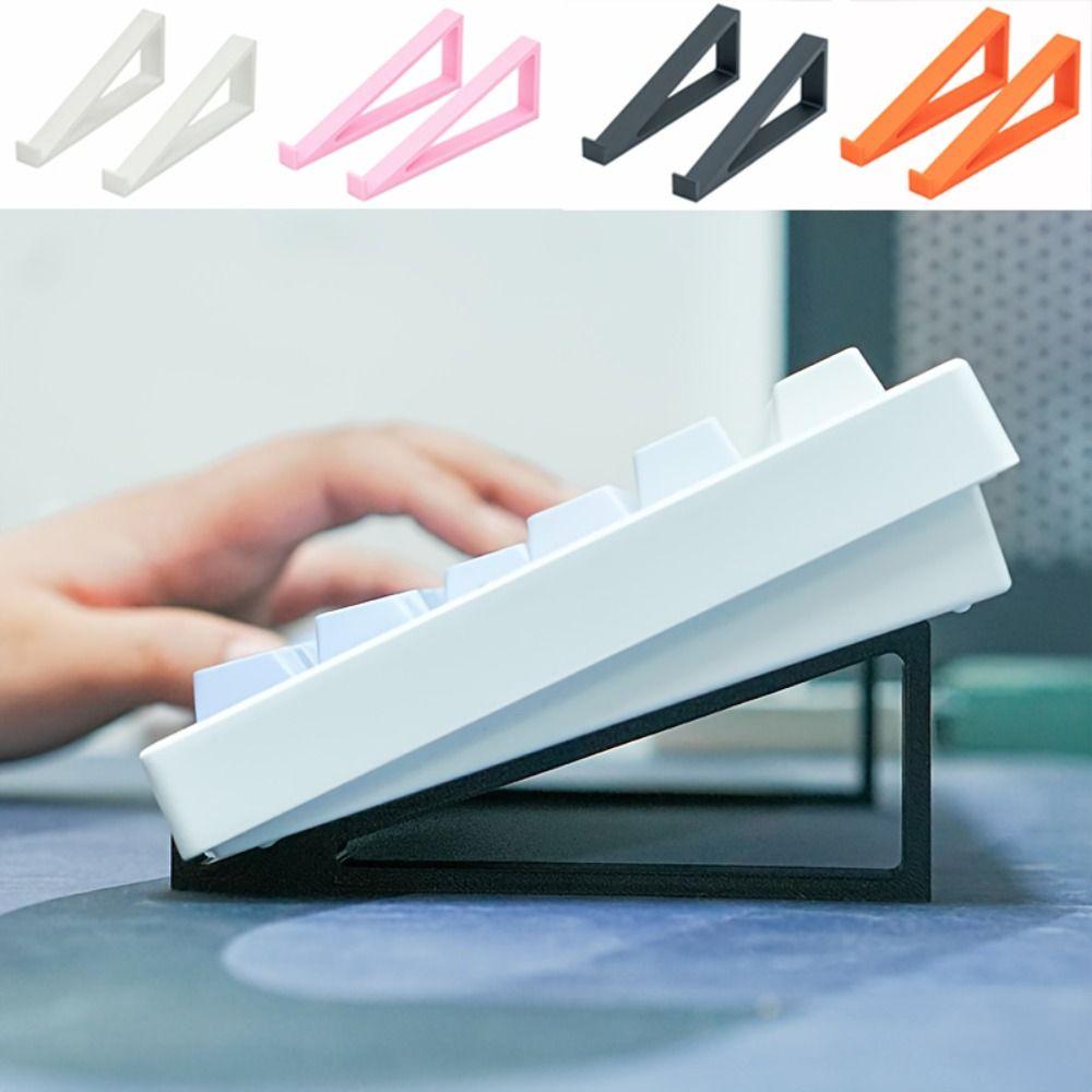 1 Pair Accessories Computer Keyboard Riser Portable Monitor Holder Keyboard Elevated Stand