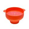 Foldable High-Temperature Resistant Silicone Popcorn Bowl for Microwave Ovens