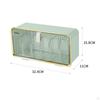 Storage Box Transparent Wall Hanging Accessories Versatile Waterproof with Adjustable Compartment