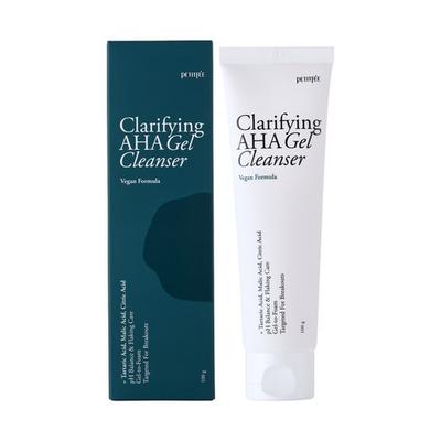 Clarifying AHA Gel Cleanser Acne Care & Gentle Exfoliating Face Wash 100g