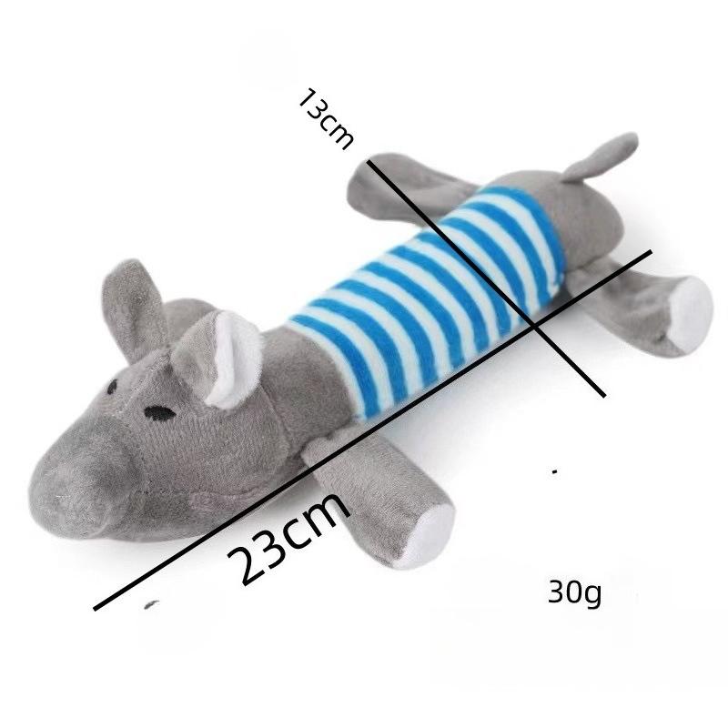Pet Sound Toys Dog Plush Cat Products Grinding Tooth Resistant Pet Toys