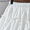 Fluffy Short Skirt Spring Summer All-match Sweet Skirt Women's High Waist A-line Skirt