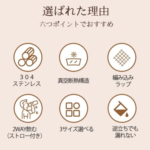 TUTUJI 2-Way Tumbler, Insulates Hot & Cold Drinks, with Lid, Spill-Resistant, Straw, Portable, Water Bottle, Coffee, Stylish, Large Capacity, Stainles