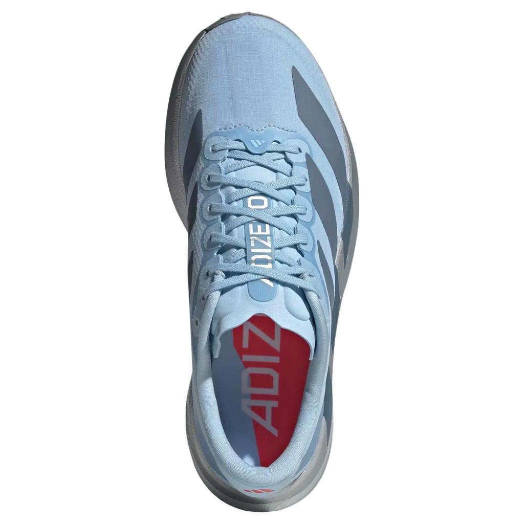 Women's Sneakers Adidas Adizero Evo SL Running Shoes Women's Low-top Sky Blue/Premium Gray/Metallic Silver
