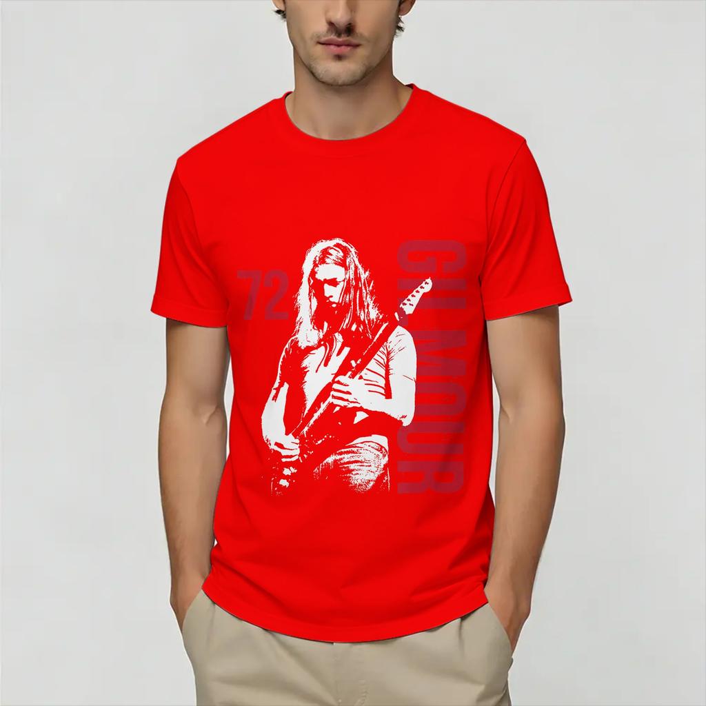 David Gilmours Cotton T Shirt For Unisexs Beach Vintage TShirts ONeck Fashion Tees Oversized Casual Clothing