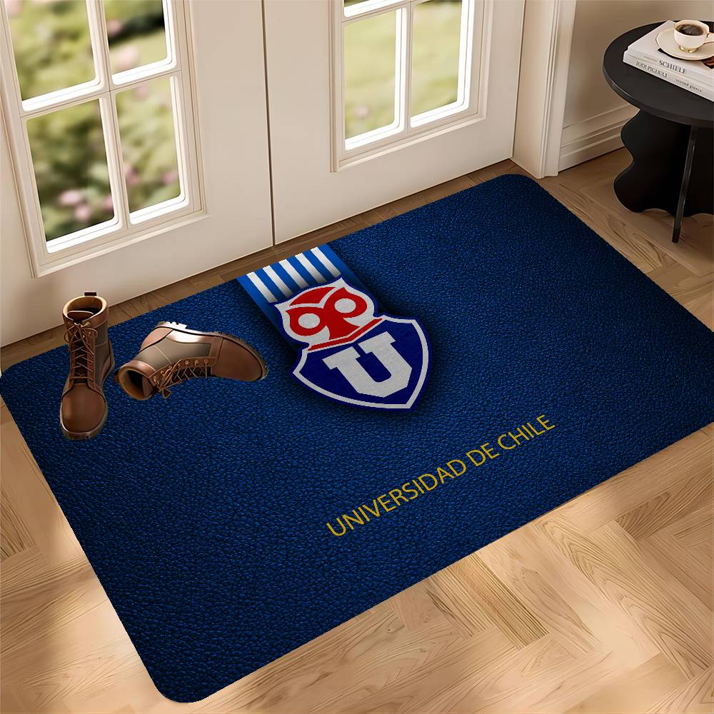 Chile U-University Logo Anime Bathroom Mat Anti-slip Absorb Water Long Strip Cushion Bedroon Mat Welcome Doormat