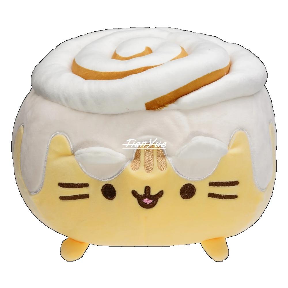 Cute Animal Cinnamon roll Cats soft Stuffed Pussy Christmas Gift Toys for Christmas 24cm