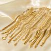 European And American Titanium Steel Bracelet Diy Bracelet 18k Gold Plated Non Fading Stainless Steel Chain Bracelet