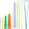 Promotion! Quick Turn Fabric Set Versatile Fabric Tube Turner For Sewing Drawstring Threader Tool For Crafts DIY Knitting Handma