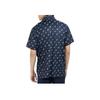 Puma Egret Print Short Sleeve Polo Shirt Men Tops Navy-Blue 533794-02