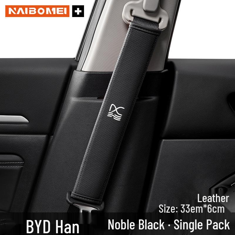 BYD Han EV Seat Belt Shoulder Pads - Leather Covers & Interior Accessories