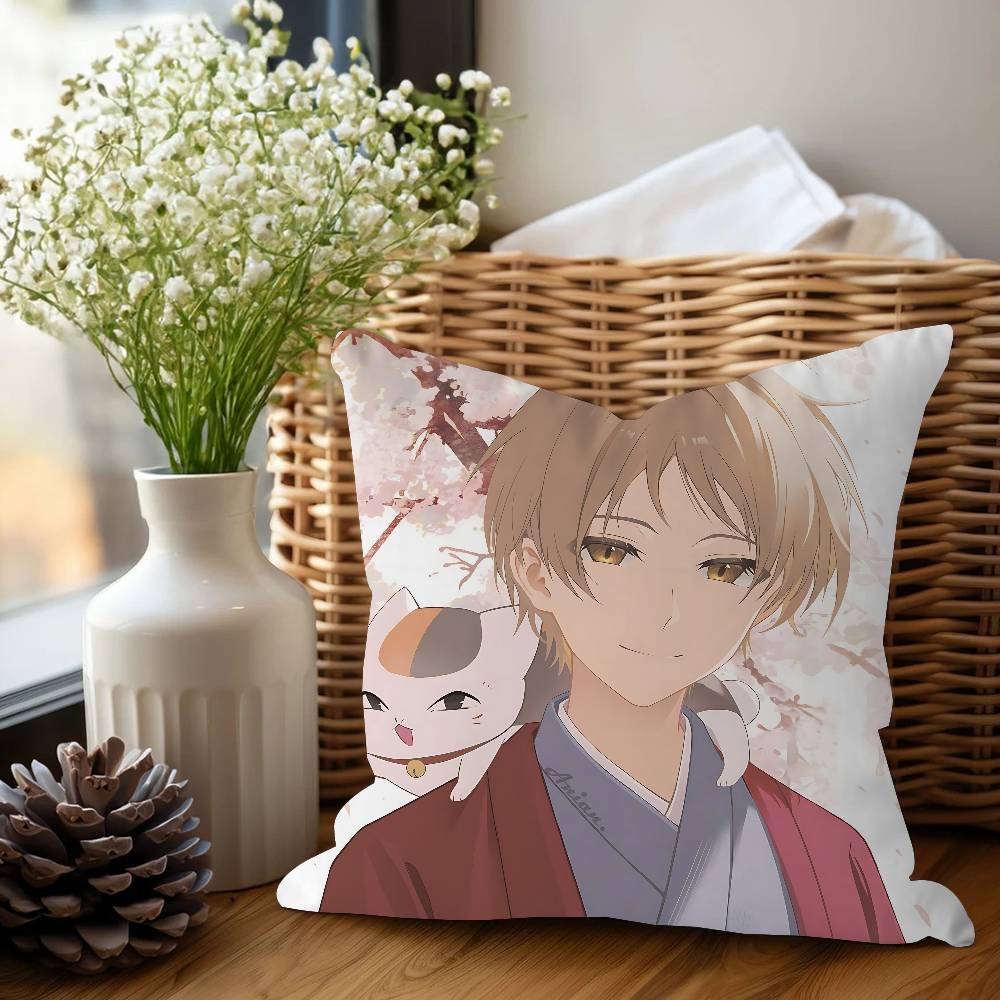 Natsume Takashi Anime Örngott Soffkuddfodral Heminredning Barn Present