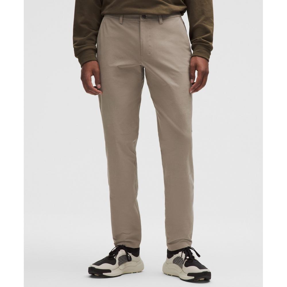 Lululemon Abc Slim Fit Trouser 32l  Stretch Cotton Versatwill Warm Ash Grey