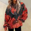 Women's Casual Fashion Print Long Sleeve Pullover Hoodies Sweatshirts