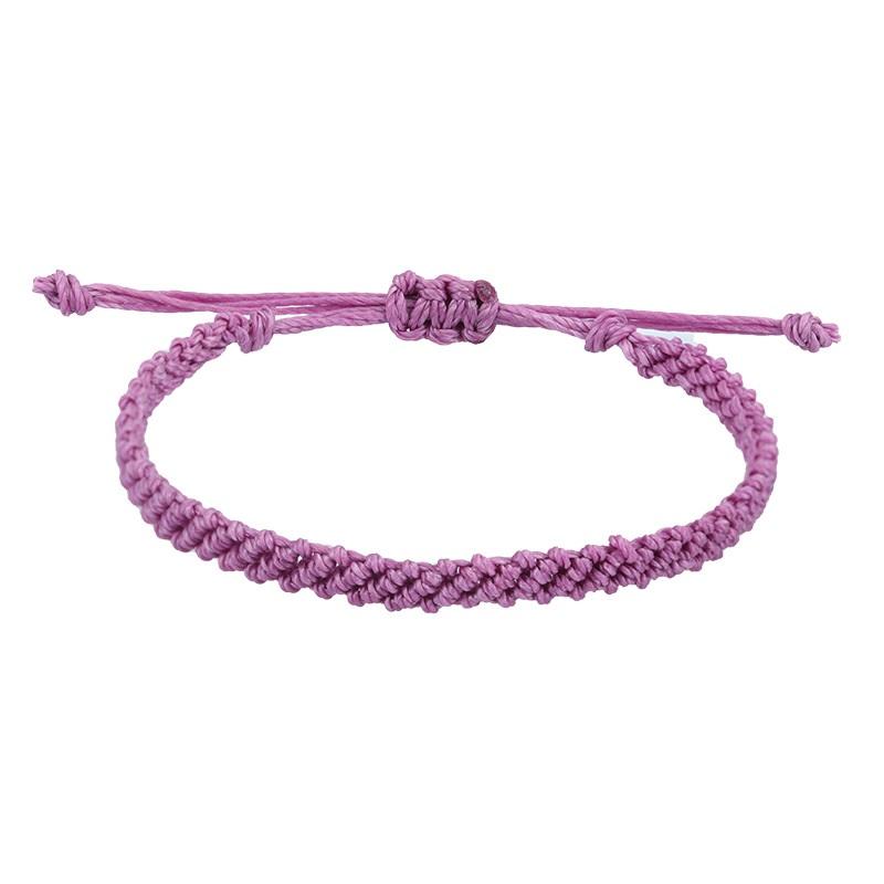 Handmade Wax String Bracelet Waterproof Thread Braided Bangles Women Men Bohemian Twist Bracelets Friendship Wristband