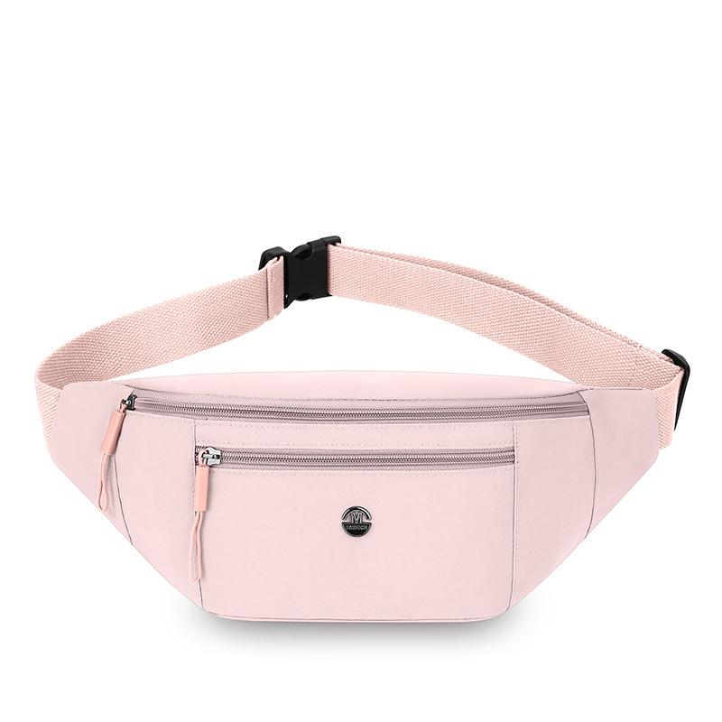 New Sports Go Out Fashion Chest Bag Women's Lightweight Joker Leisure Portable Purse Simple Commuter Shoulder Messenger Bag.