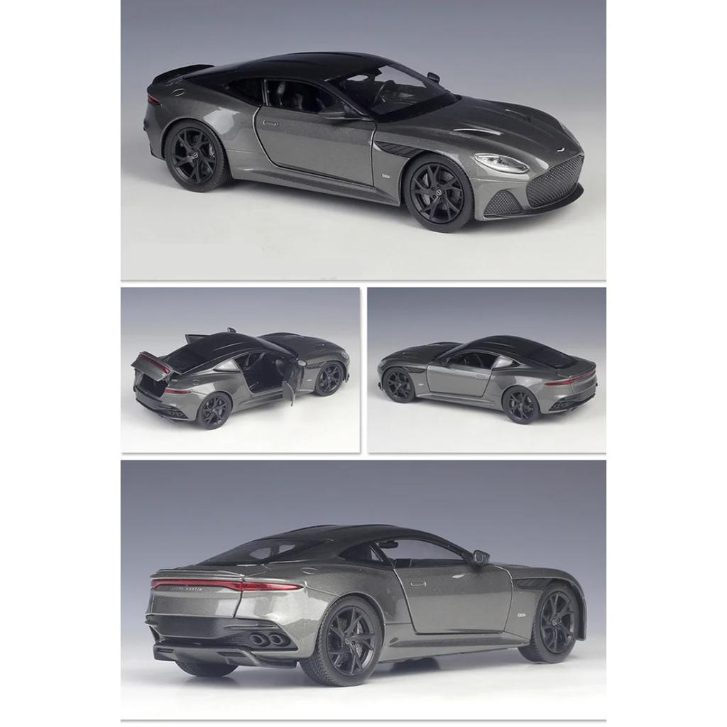 Welly 1/24 Aston Martin DBS Superleggera Alloy Sports Car Model Diecast Racing Car Model Simulation Collection Toy Gift