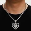 Personalized Love Cuban Necklace Couple Light Luxury Hip Hop Necklace