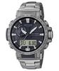 Herren-Edelstahl 100M Wasserdichte Digitale Alarm Quarz Uhr PRW-60T-7A