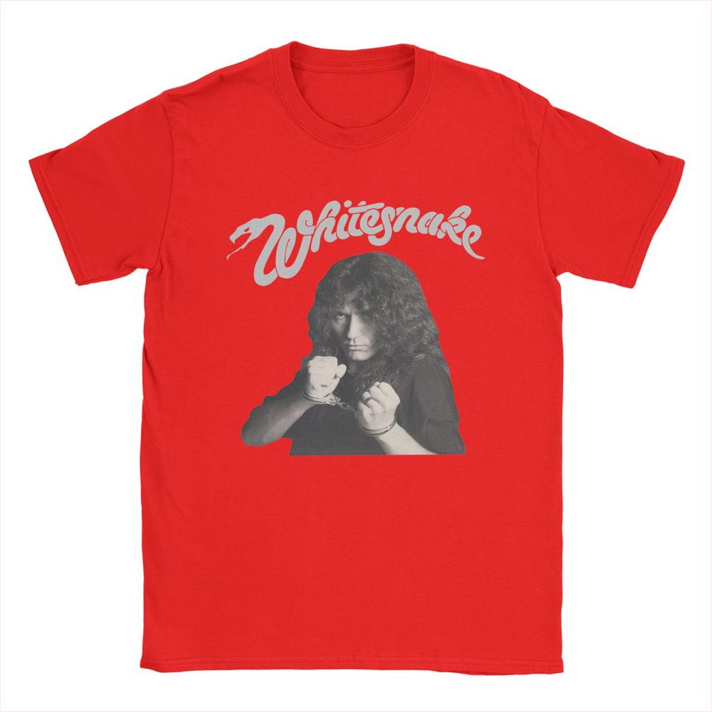 Members Whitesnake Band T Shirts Men Pure Cotton Amazing T-Shirt Round Neck Tee Shirt Short Sleeve Tops Gift Idea