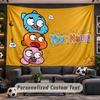 Arazzo da Parete Nome Personalizzato Fantastico Mondo di Gumball Stampa Personalizzata su Tessuto Decorazione Murale