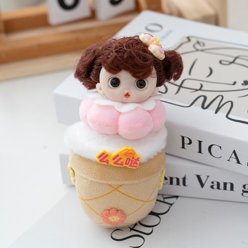 Toy Stuffed Cartoon Keychain With Pp Cotton Filling For Bag And Key Decoration