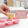 6 Hole Squirrel Oak Cake Silicone Mold Autumn Harvest Festival Baking Pan Nonstick Flexible Mould for Home and Baking Parties