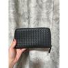 Used Intrecciato Round Zip Long Wallet - Excellent Condition