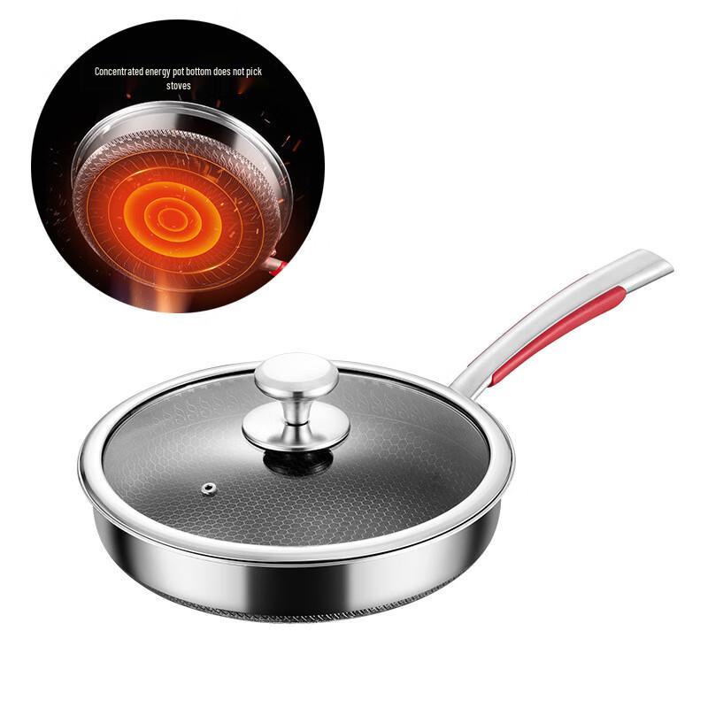 Wutuo 316 Stainless Steel Honeycomb Frying Pan