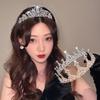 Children's Princess Crown Crystal Tiara Girls Hair Accessories High-end Atmosphere Dance Performance Birthday Gift Crown Bridal