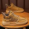 High-top Men's Shoes Autumn New Spring Waterproof Board Shoes Casual Men's Sports Shoes Men's Trendy Shoes