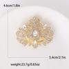 Retro Fashion Court Rhinestone Brooch, High-End Versatile Clothes Pin Fixed Clothes
