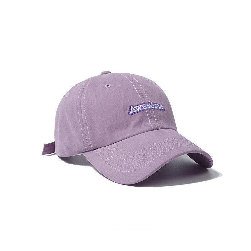 Hat Women's Baseball Cap Deepened and Enlarged Brim Round Face Big Head Circumference Big Face Thin Wide Brim Cap Men