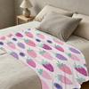 Lightweight Fruit Series Flannel Throw Soft Plush Warm, Ideal for Home, Window Sill Decor, Halloween & Christmas, Comfy for Better Sleep