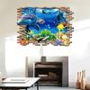 Home Supplies 3D Home Decorative Wall Stickers Creative 3D Cartoon Dolphins Finding Nemo Marine Underwater World Home Stickers