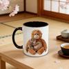 Tazza da Caffè Carina Proteggi Pugno La Scimmia Tazze in Ceramica 350ml Tazza da Tè Scimmietta Ispiratrice Regalo Motivazionale Unico Amanti degli Animali