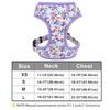 Fashion Printed Nylon Dog Harness Reflective French Bulldog Pug Harness Dog Vest For Small Medium Dogs Cats Walking Training