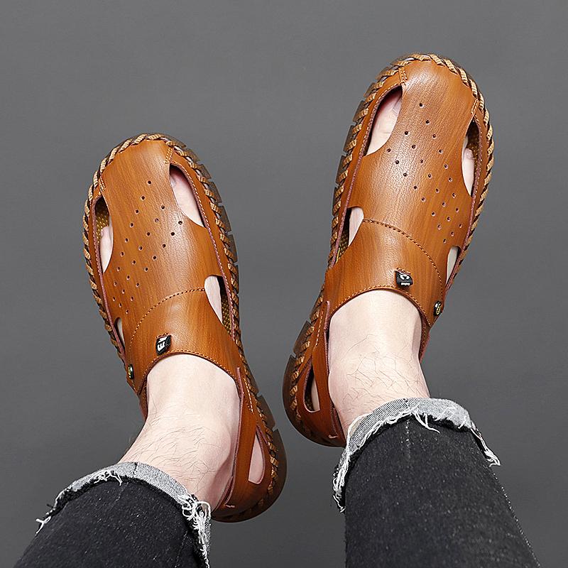 Men' Sandals Casual Slippers Beach Sandals Hole Shoes