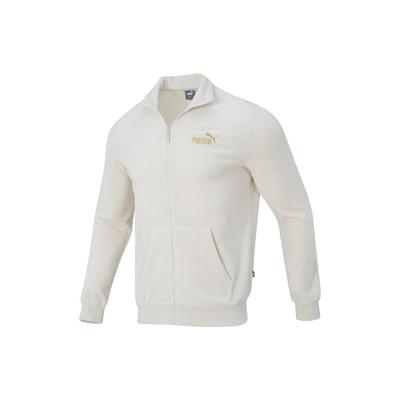 Logo Embroidered Windbreaker Jacket Men Jackets White 680142-87